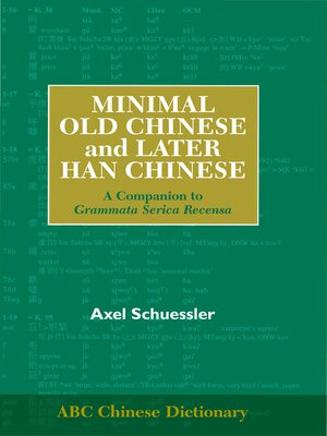 cover image of Minimal Old Chinese and Later Han Chinese
